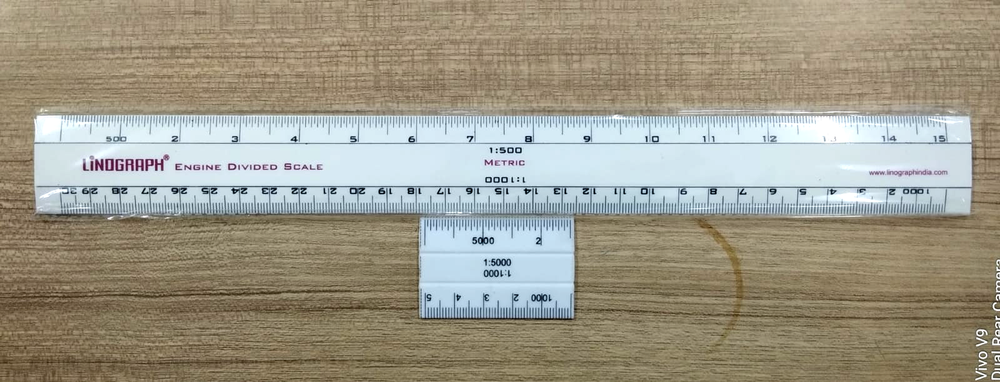 Pocket 30 CM Metric Scale, For Survey