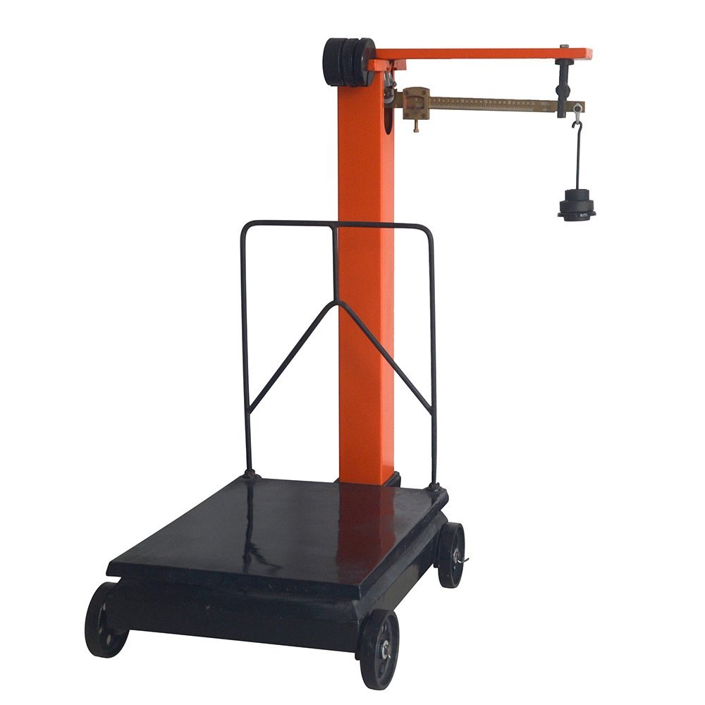 Mild Steel Floor Mounted Mechanical Platform Weighing Machine, For Industrial, Business Etc., Accuracy: 20 Gram