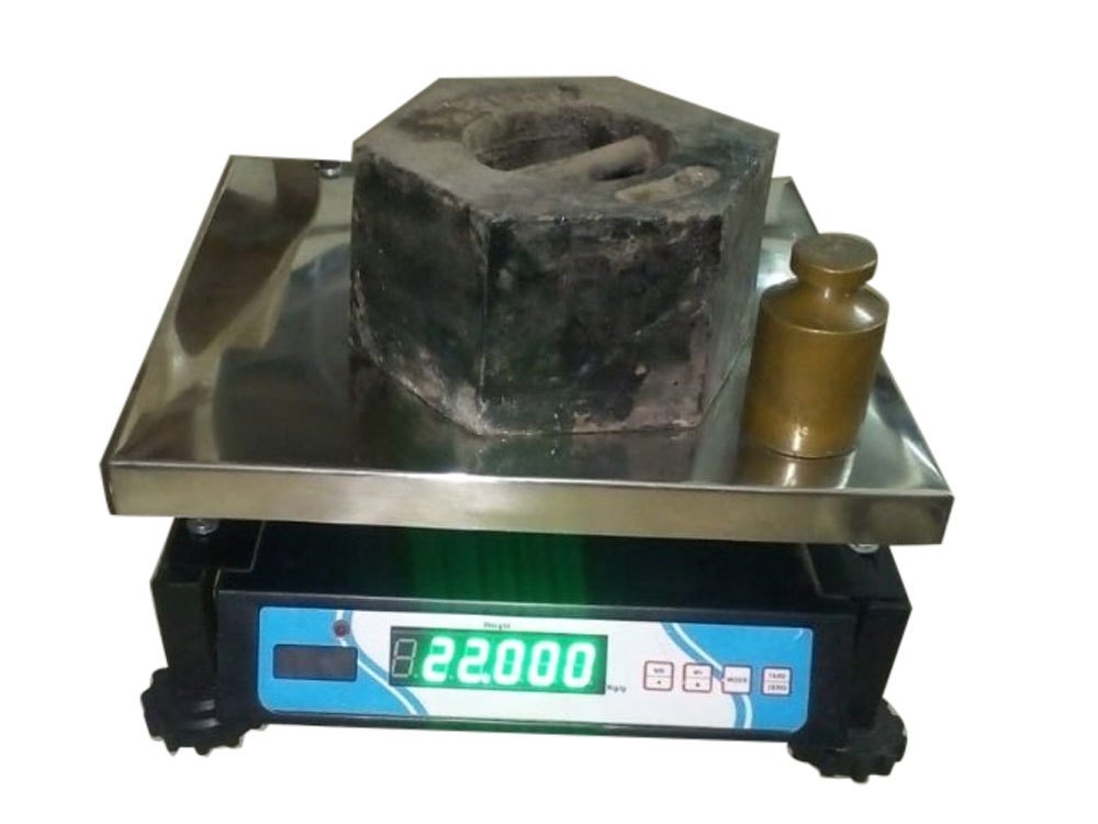 Stainless Steel 100kg Digital Checkweighing Scale, Size: 400x400 mm, Accuracy: 10g
