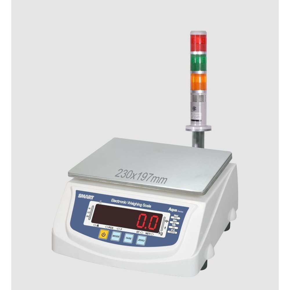 Smart Impact Stainless Steel Aqua Check Weighing Scale, Size: 322 X 248 X 140 Mm (l X W X H), Accuracy: 0.2 Gm