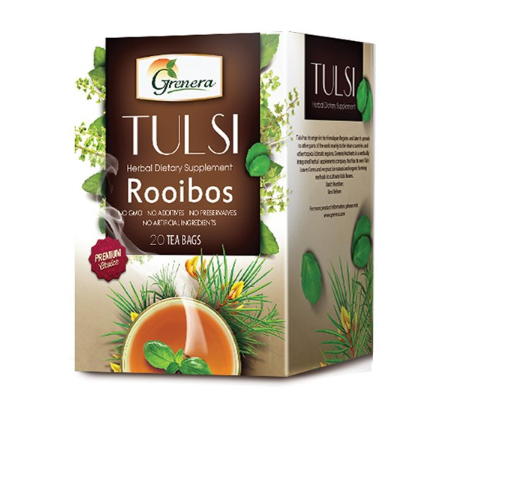Grenera Tulsi Rooibos Herbal Tea, Leaves