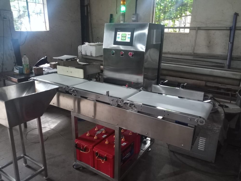 Kfore Stainless Steel 1000g Automatic Online Check Weigher, Accuracy: +-0.5