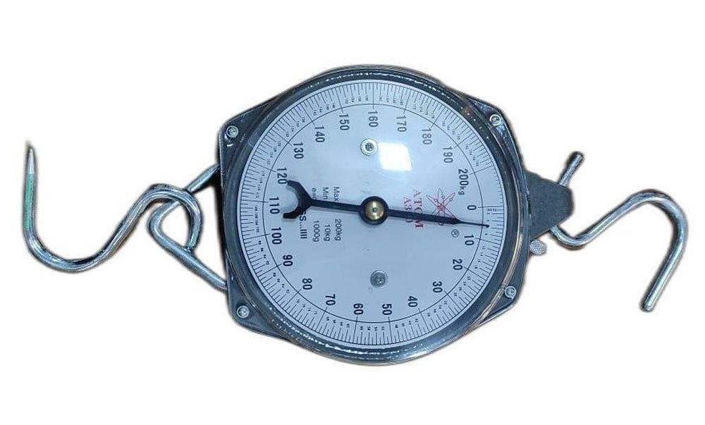 Mild Steel Hanging Weighing Scale, For Business, Capacity Tons: 2 Quintal