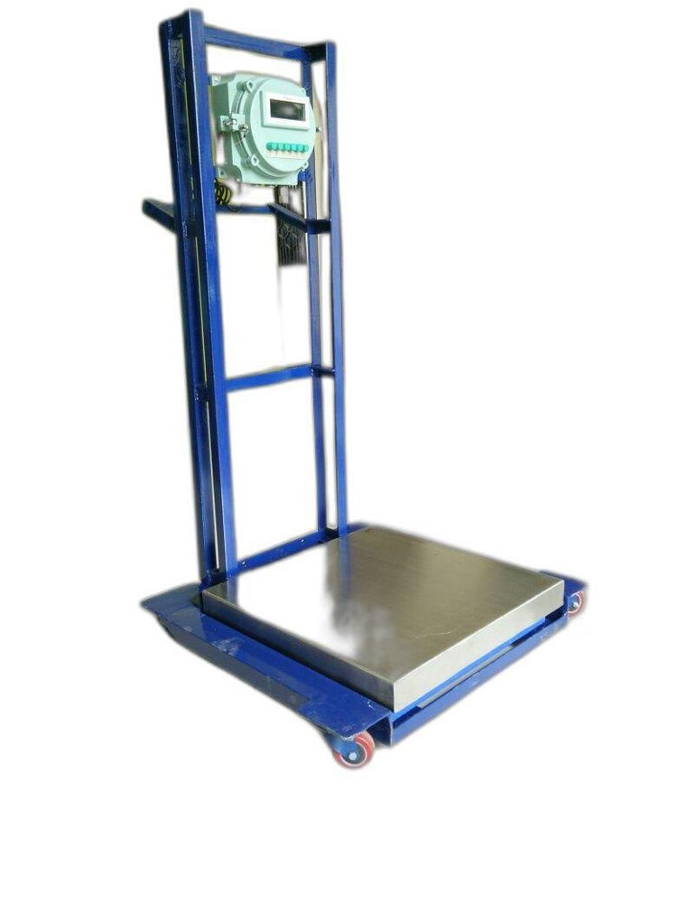 Mild Steel Digital Trolley Scale, For Weighing, Up To 300kg