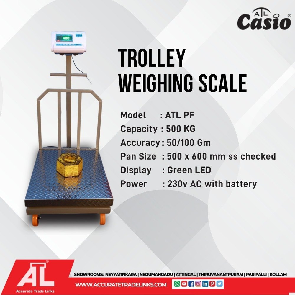 Electronic Trolley Scale, Model Name/Number: Atl - Pf