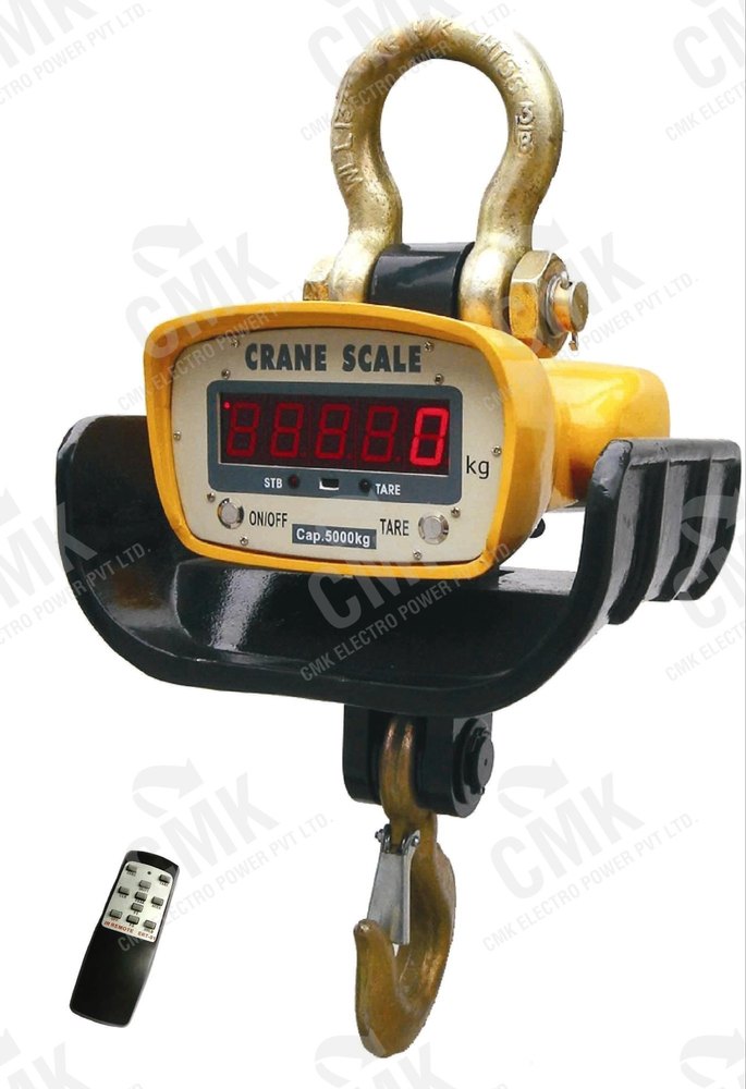 CMK Stainless Steel Digital Hanging Scale, For Industrial, Capacity Tons: 5000 Kg