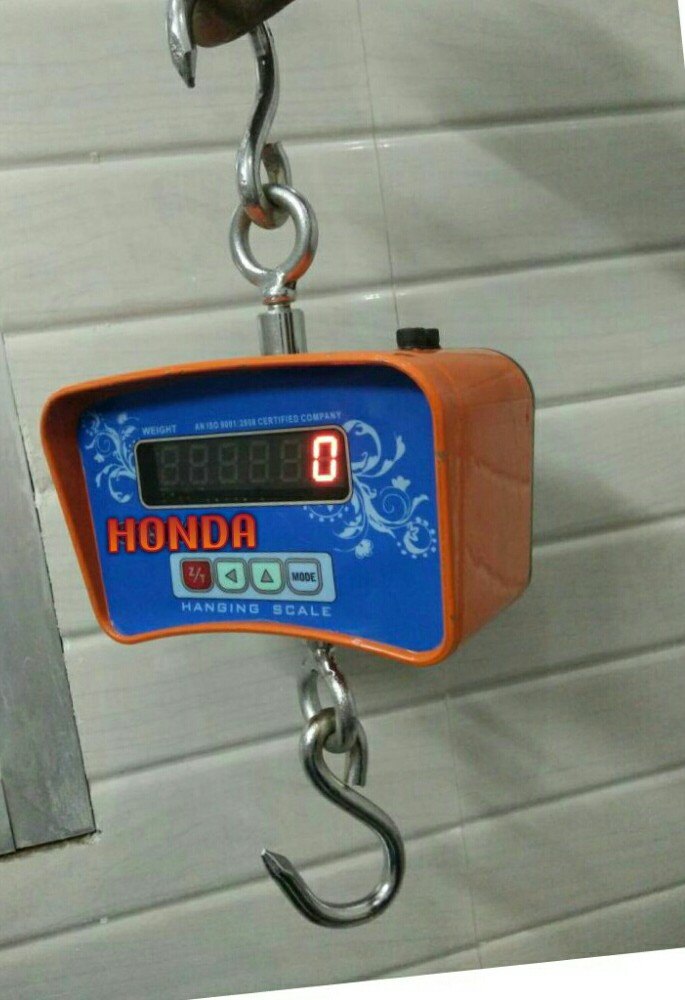 Honda Aluminium casting body Digital Hanging Scale, For Industrial, Capacity Tons: 100 Kg