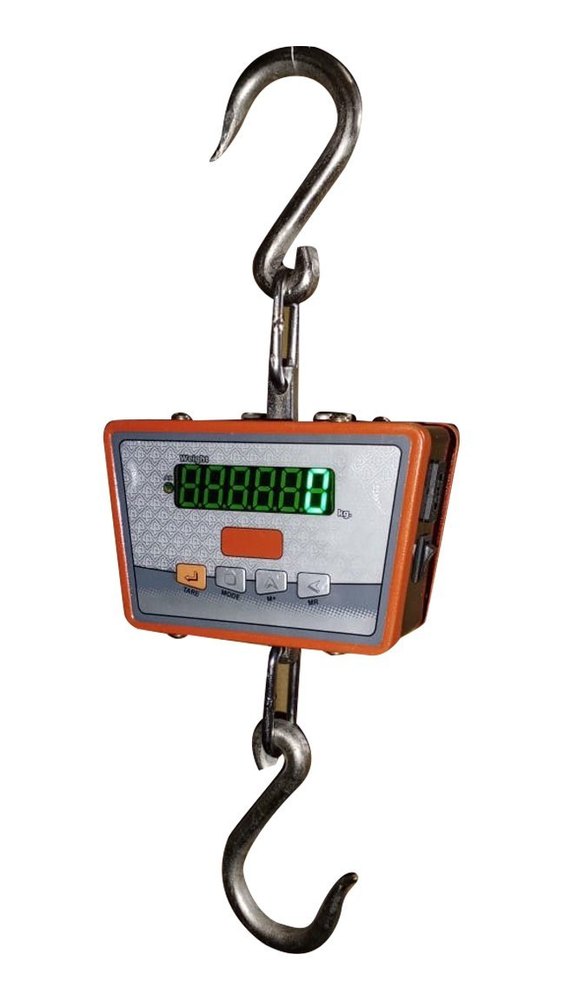 Mild Steel Electronic Hanging Weighing Scale, For Weight measurement