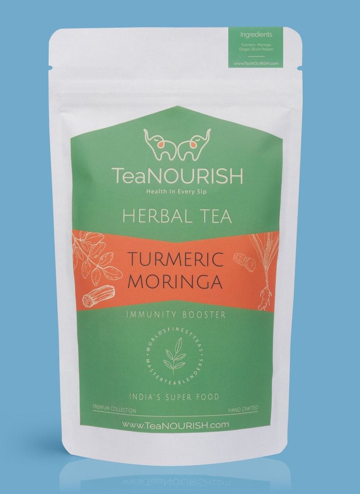 Teanourish Leaves Turmeric Moringa Herbal Tea