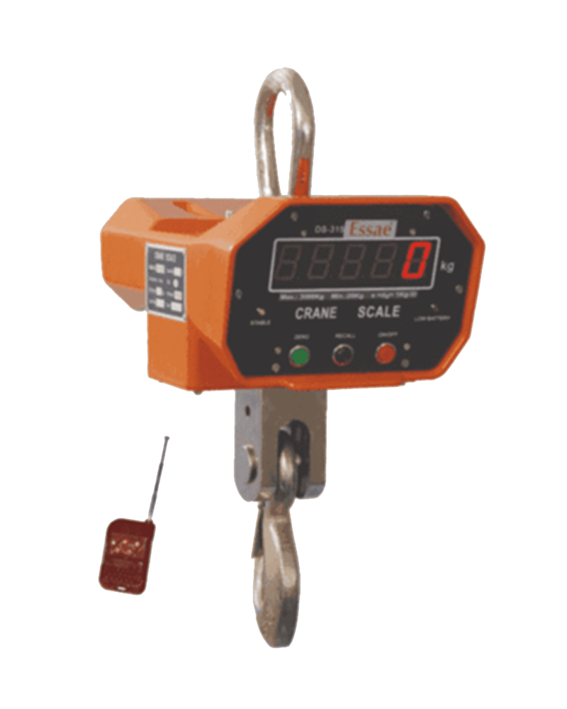 Stainless Steel Electronic Crane Scale, Model Name/Number: Ds 315, Capacity Tons: 50000