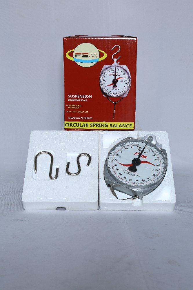PSM ALUMINIUM Circular Spring Balance Scale, Model Number/Name: S1, Capacity Tons: 200