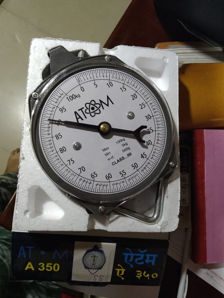 Salter Steel Mechanical Hanging Scale, For Commercial, Capacity Tons: 25 Kg