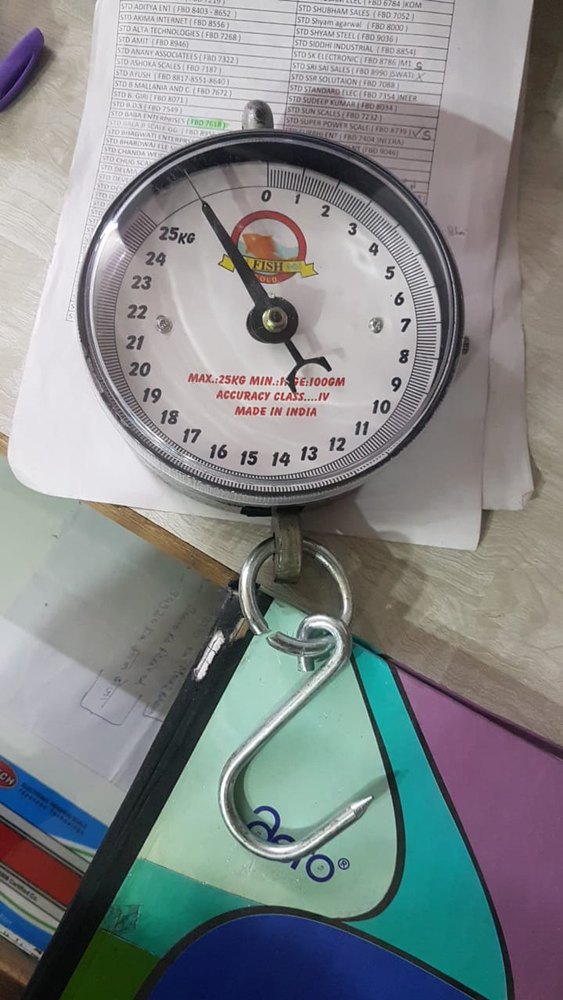 Iron Mechanical Hanging Scales, For Weighing Scale, Capacity Tons: 5 KG