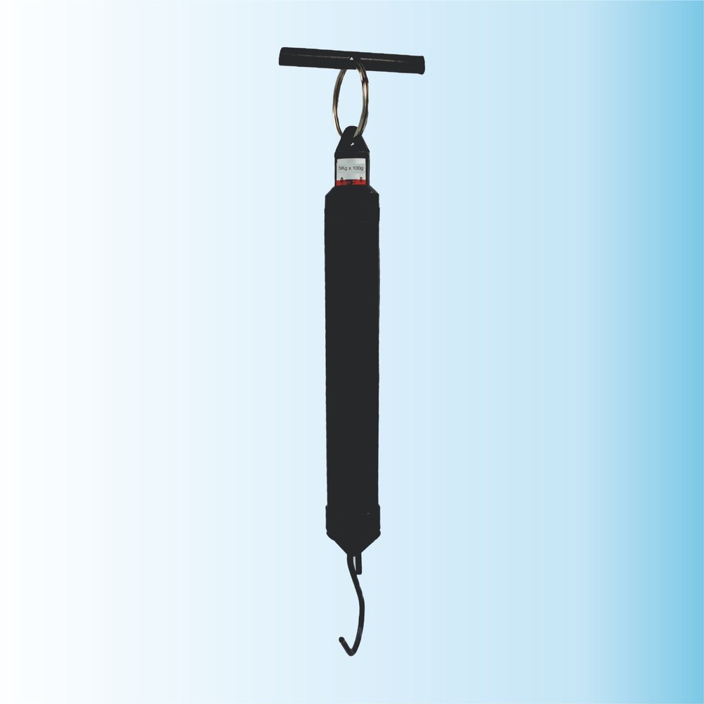 Plastic Body SunLix Spring Balance Tubular 5kg x 100g, Manual, Size: Standard