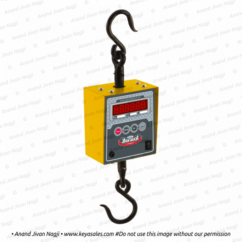 emitech Mild Steel Tubular Hanging Scales, For Industrial, Capacity Tons: 100kg