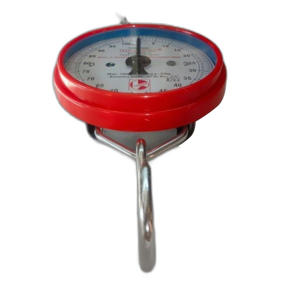 Hanson Mild Steel 25 Kg Analog Tubular Scale, Model Name/Number: H Enterprises 21, Size: 50/100kgs