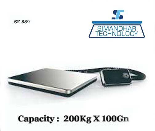 Shri Sai Sf-889 Electronic Shipping Scale 200 Kg x 100 Gm