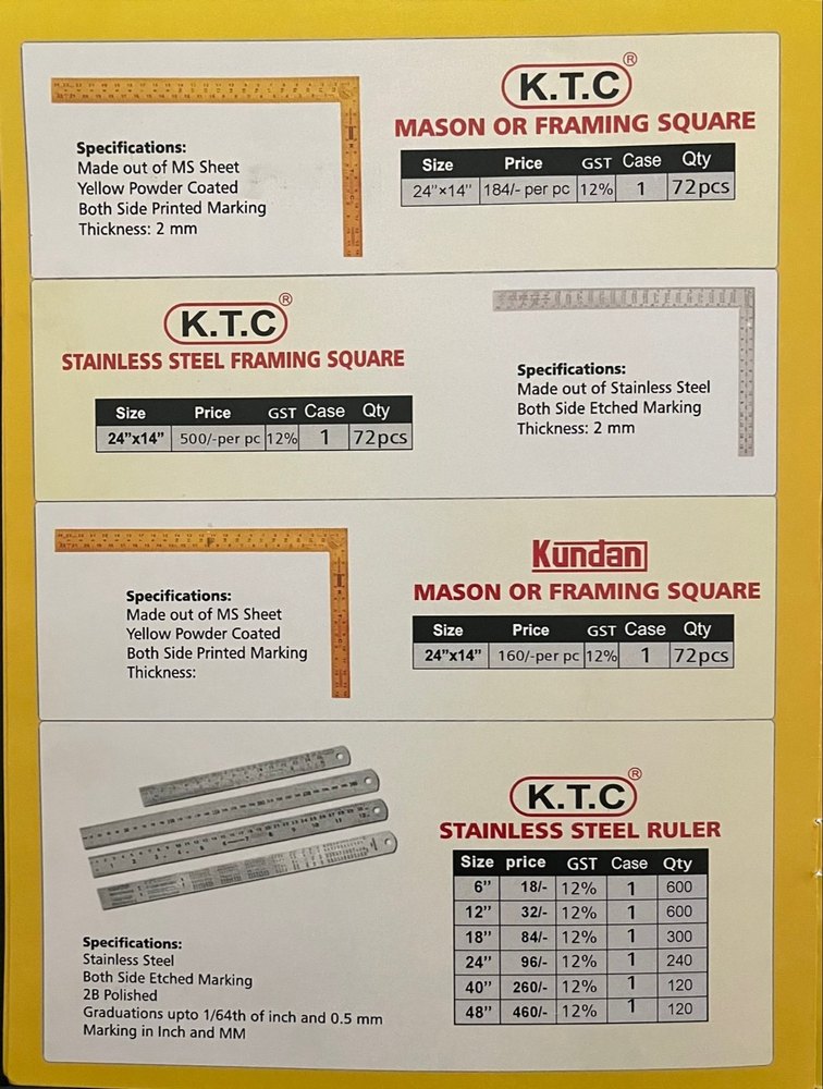 Grey Stainless Steel Frame Square, For Industrial