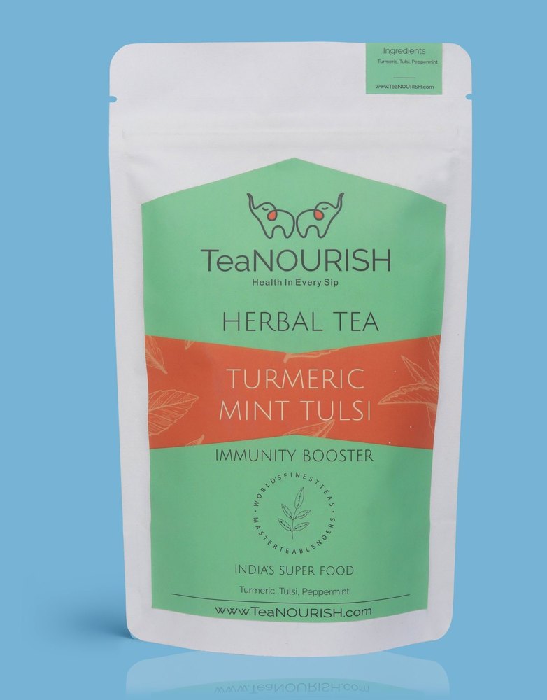 Teanourish Leaves Turmeric Mint Tulsi Herbal Tea