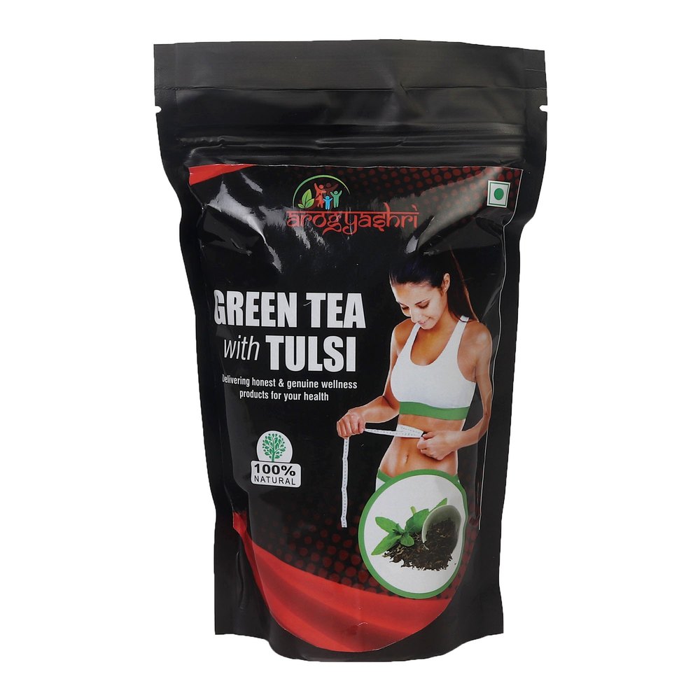 Green Tea With Tulsi Leaves, Packaging Type: Bottle, Pack Size: 100 G