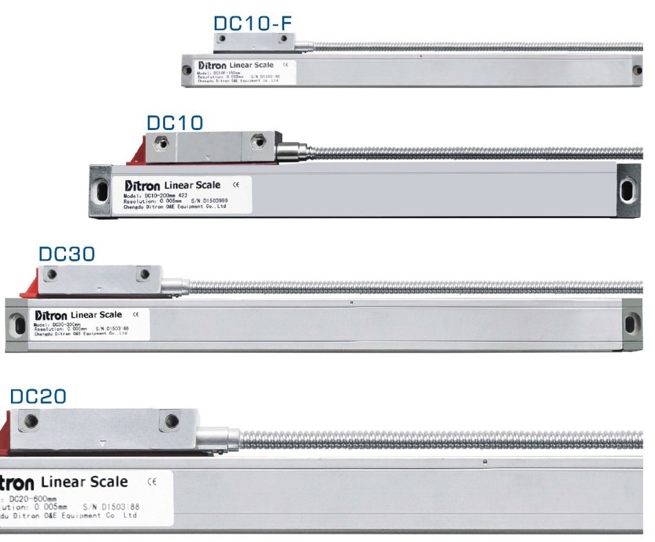 2 Axis And 3 Axis Aluminium SINO / DELOS glass type DRO Linear Scale, Size: 100 mm To 2500 mm, Model No.: GS-10