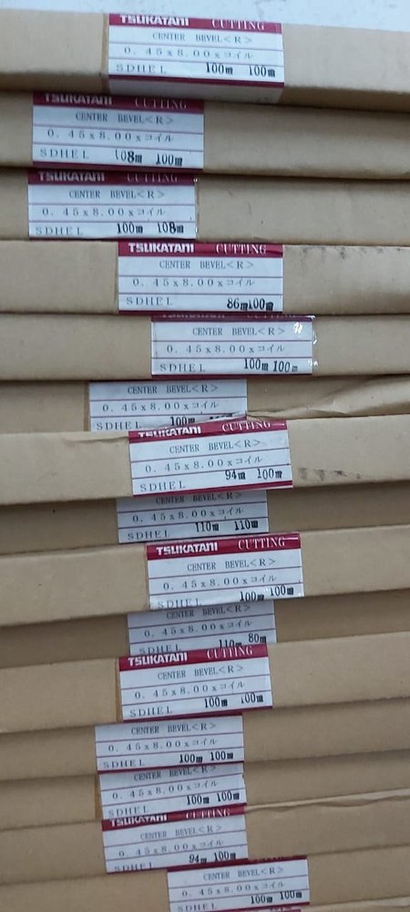 100mtr Stainless Steel Tsukatani Label Cutting Rule, For Industrial, Size: 8mm