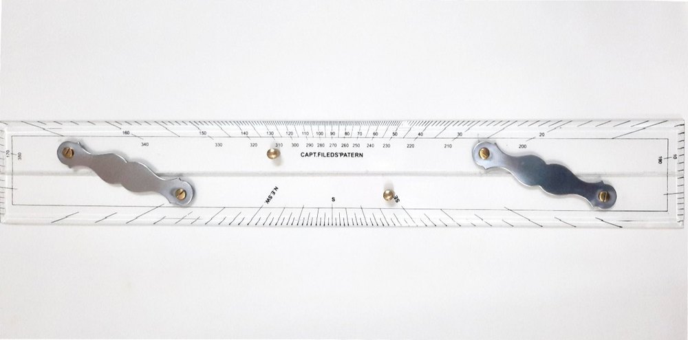 18 Inches Aluminium Navigation Parallel Ruler, For Laboratory, Size: 24 Inches