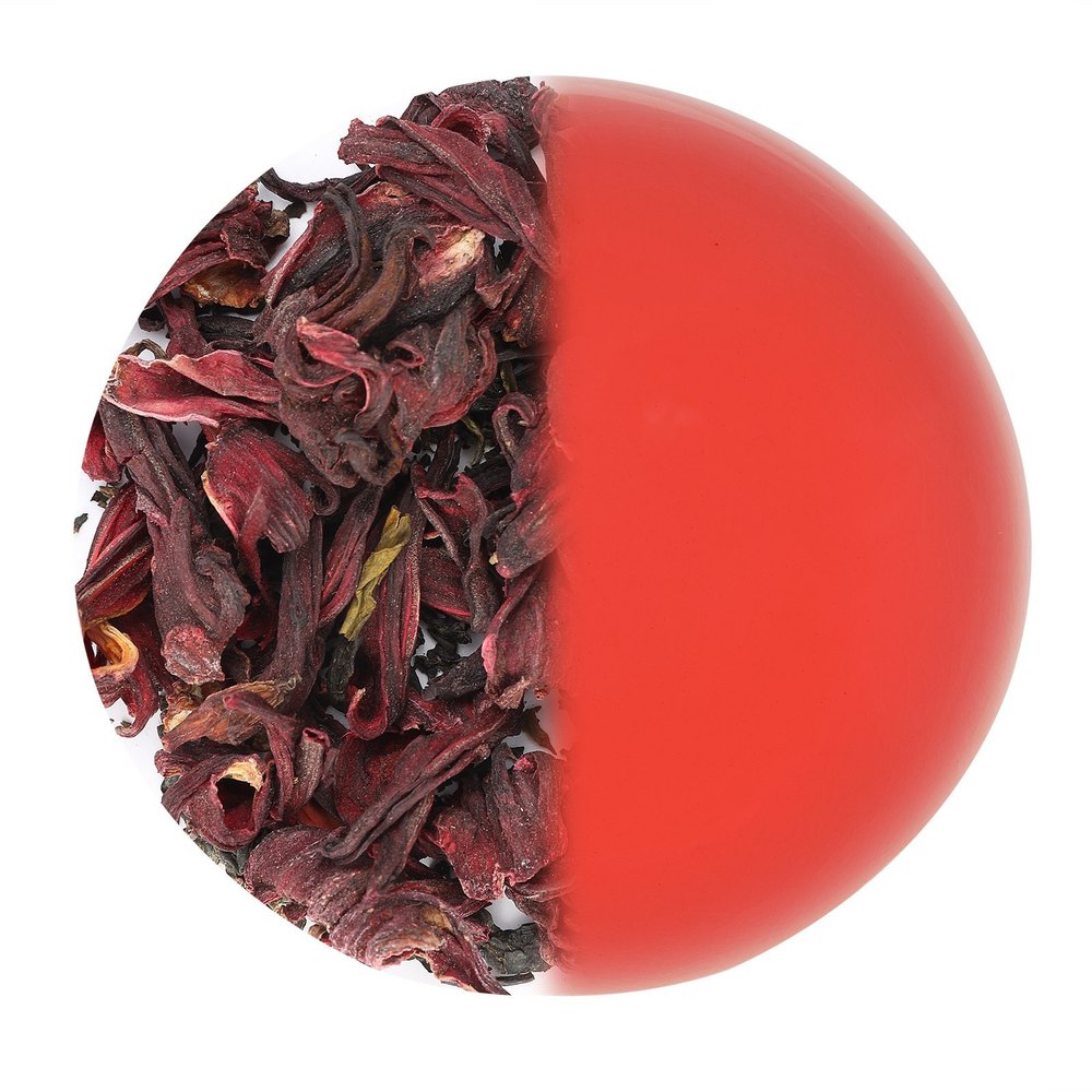Natural Finjaan - Hibiscus Red Green Tea - 100gm, Packaging Type: Carton Box