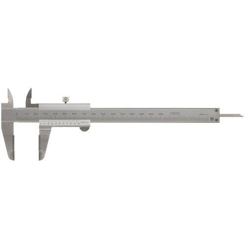 Silver Stainless Steel Vernier Caliper, For Measure Wire Rope Diameter