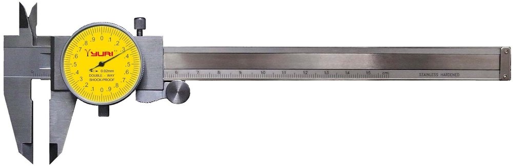 0-450 Stainless Steel Yuri 450 mm Dial Caliper, For Industrial, Model Name/Number: 431-135
