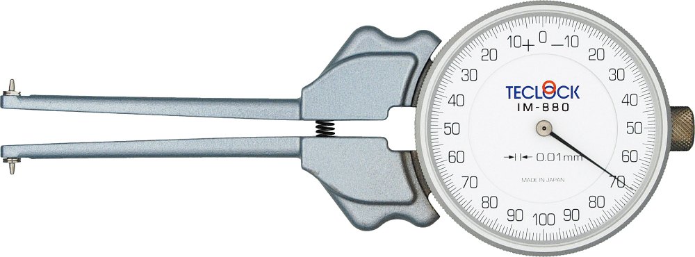 Steel 55 To 153mm Internal Dial Caliper Gauge Teclock Japan, Model Number: IM882, Accuracy: 0.01mm