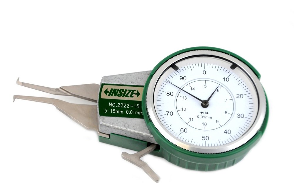 Upto 15 mm Analog Insize 2222-15 Internal Dial Caliper Gauge, For Industrial, Accuracy: 0.01 mm
