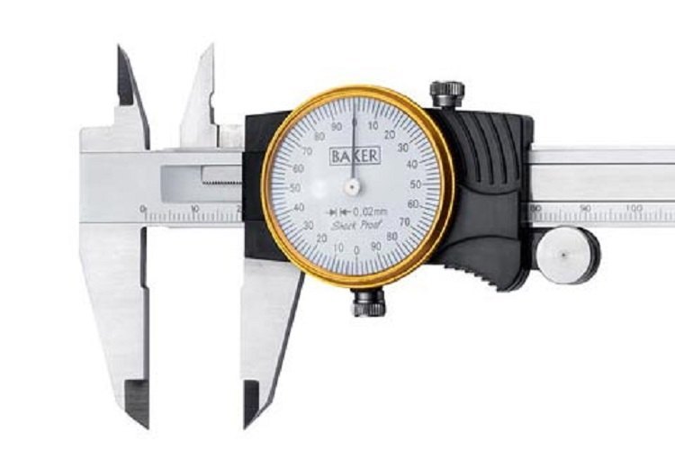 Analog Stainless Steel Baker SS Dial Vernier Caliper