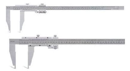 Upto 2000 mm Stainless Steel MGW Heavy Duty Long Jaw Solid Type Vernier, For Industrial, Model Name/Number: Vcls