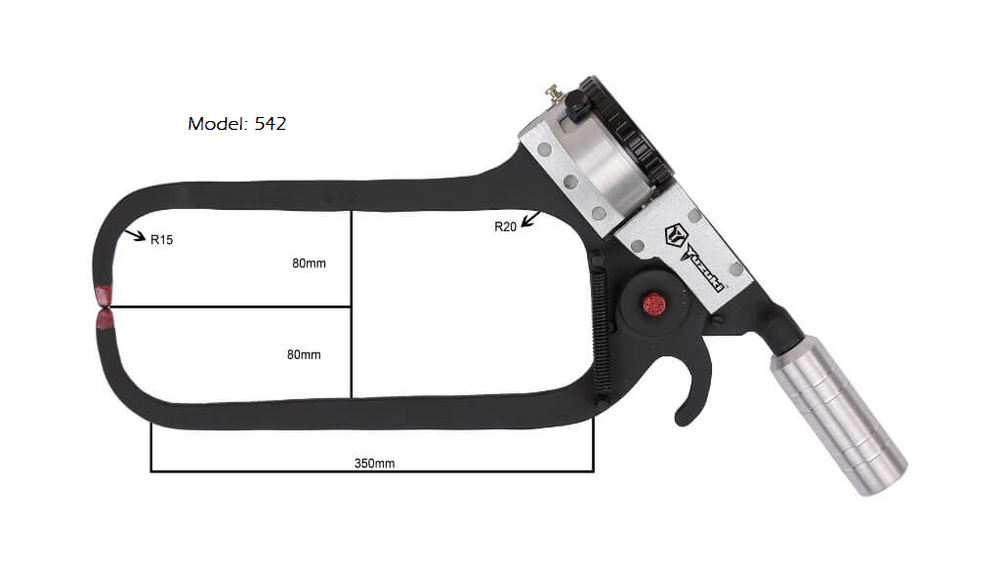 Stainless Steel Y542 Yuzuki Pistol Caliper
