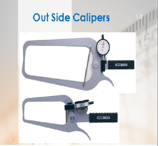 PEACOCK Analog Outside Caliper, For Industrial