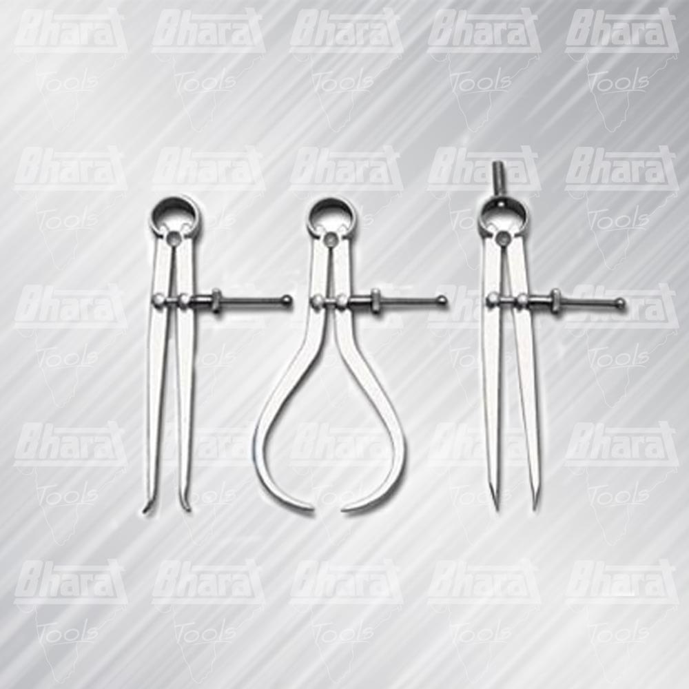Bharat Spring Caliper And Divider Steel, Accuracy: 0.1mm, Size/Dimension: 100 mm (4inches