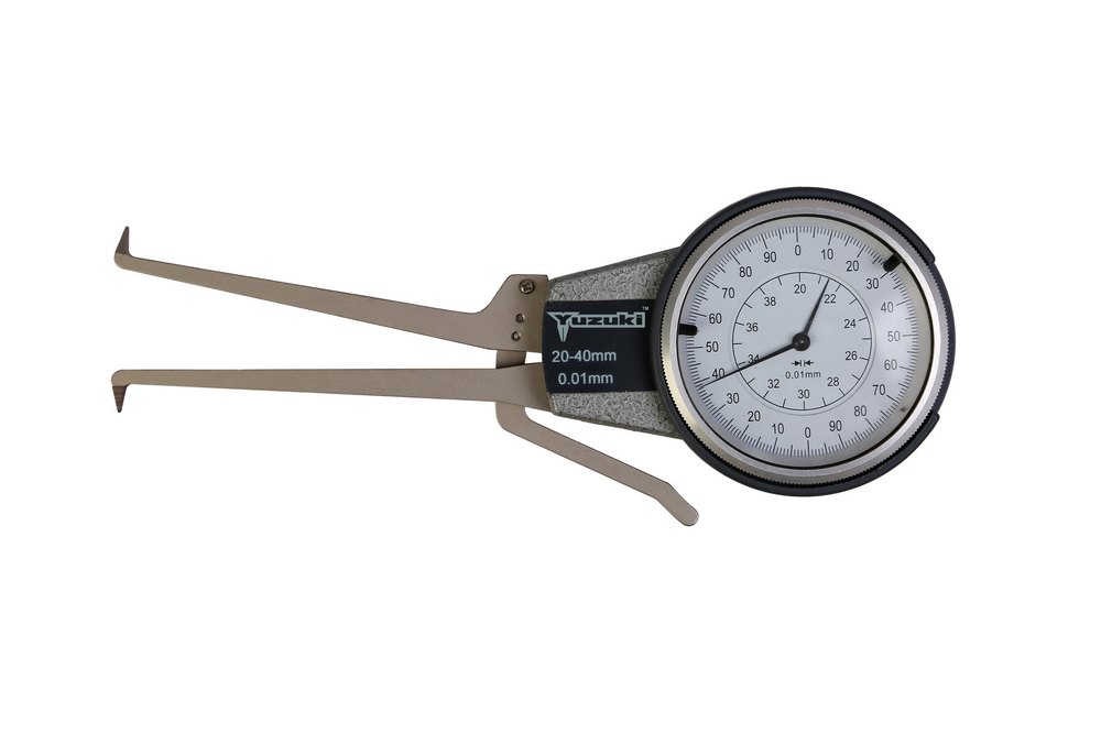 5-25mm Stainless Steel 5-25 mm Yuzuki Inside Dial Caliper Groove Gauge, Shape: Round, Model: IDCG525