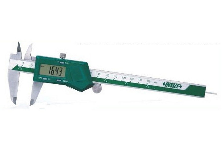 Insize Digital Caliper with Round Depth Bar, Model Name/Number: 1119-150