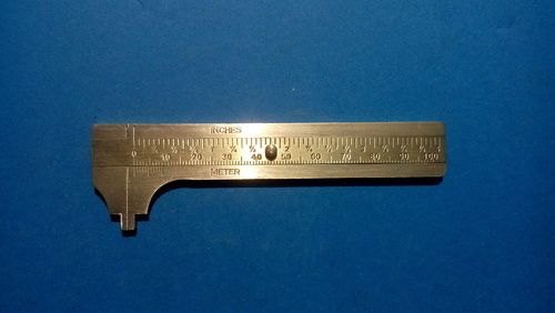 TILAK ENGRAVED Industrial Brass Vernier Caliper 4 Inch for Industrial