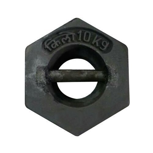 Hexagonal 10kg Cast Iron Weights