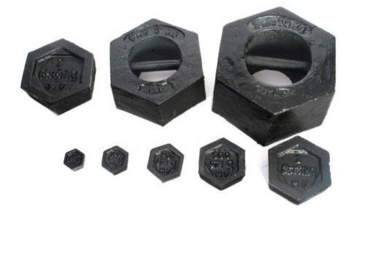 Black Hexagonal Cast Iron Weight, Weight: 1kg 800gm