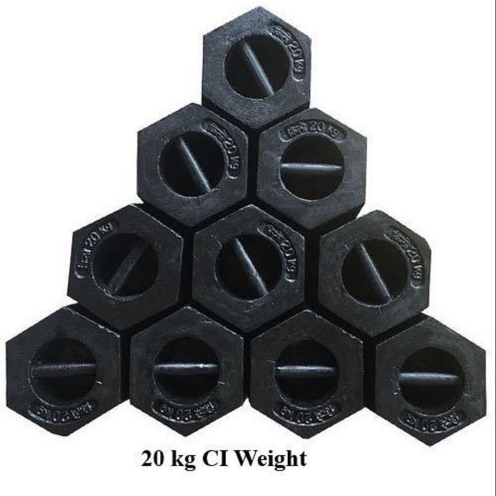NSEL Cast Iron 20 kg CI Weight, For Industrial
