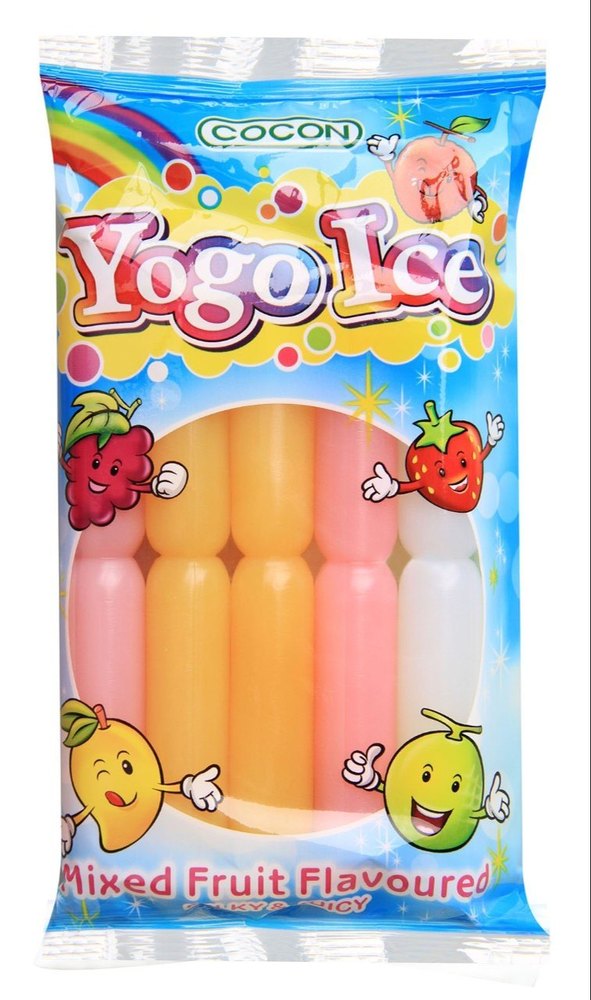 Soft Candy Fruit Cocon Yogo Ice Jelly Candies, Packaging Type: Packet, Packaging Size: 65Gram