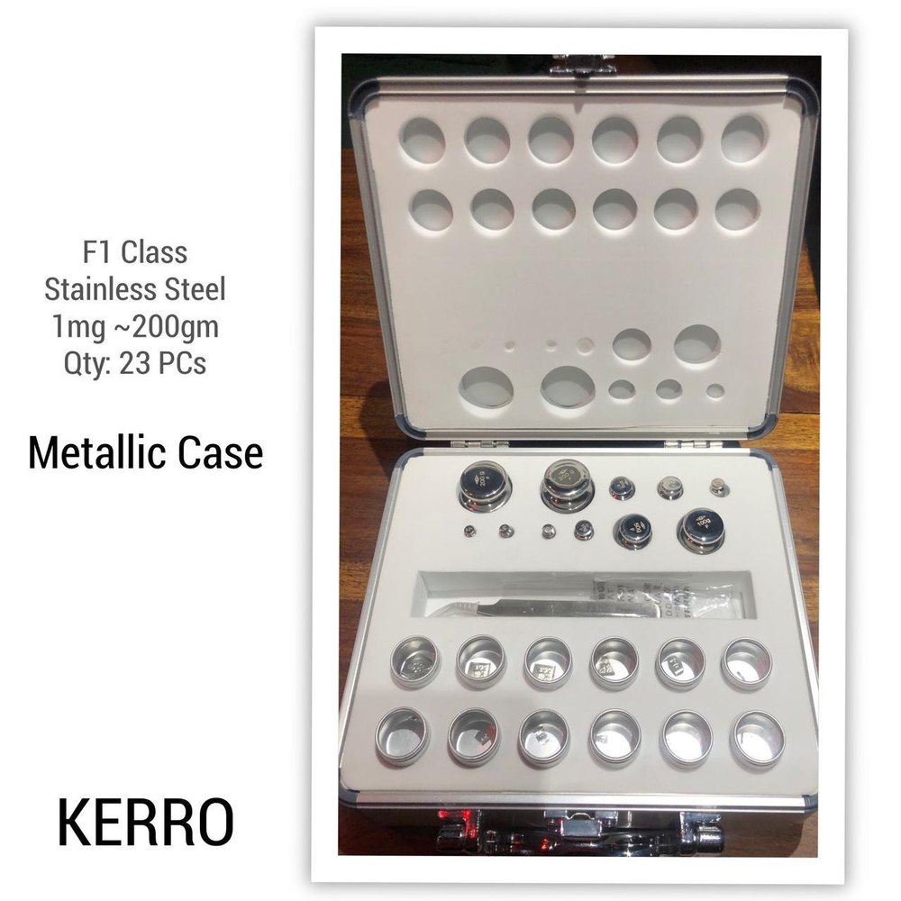 Stainless Steel Silver Laboratory Weight Box, For Calibration, Size: Standard