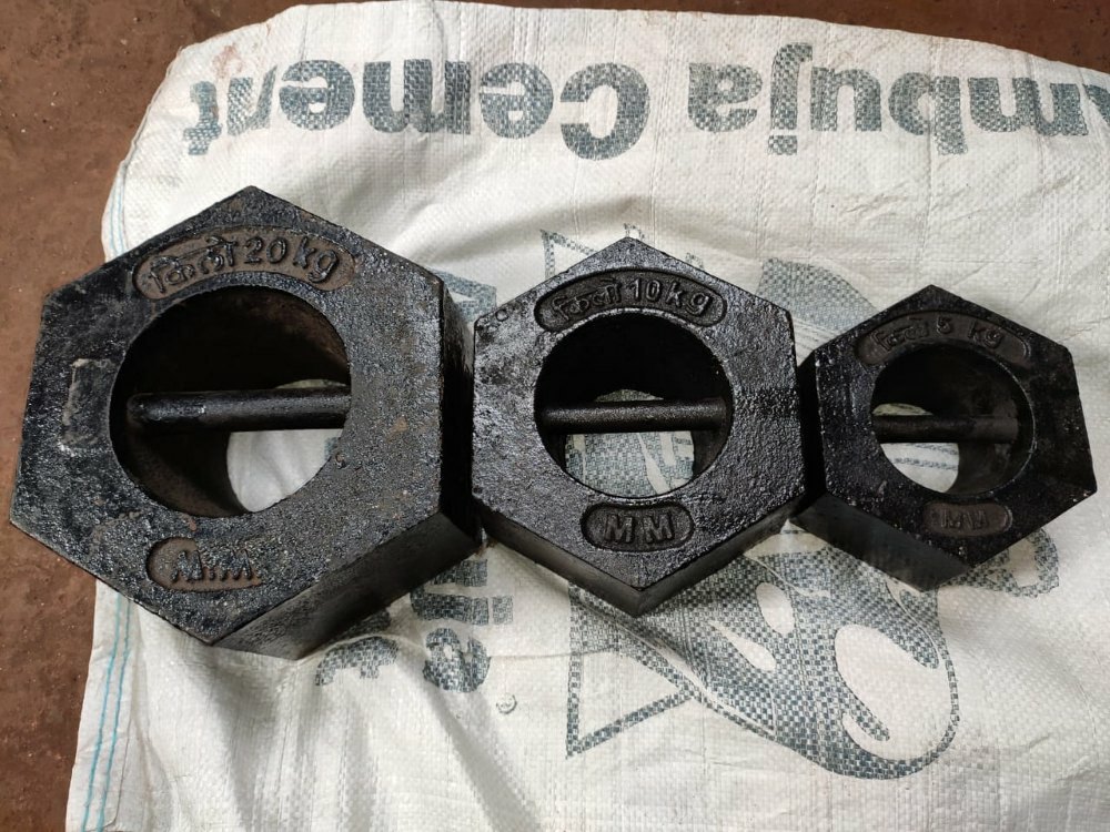 Cast Iron (ci) Black Metric Weights