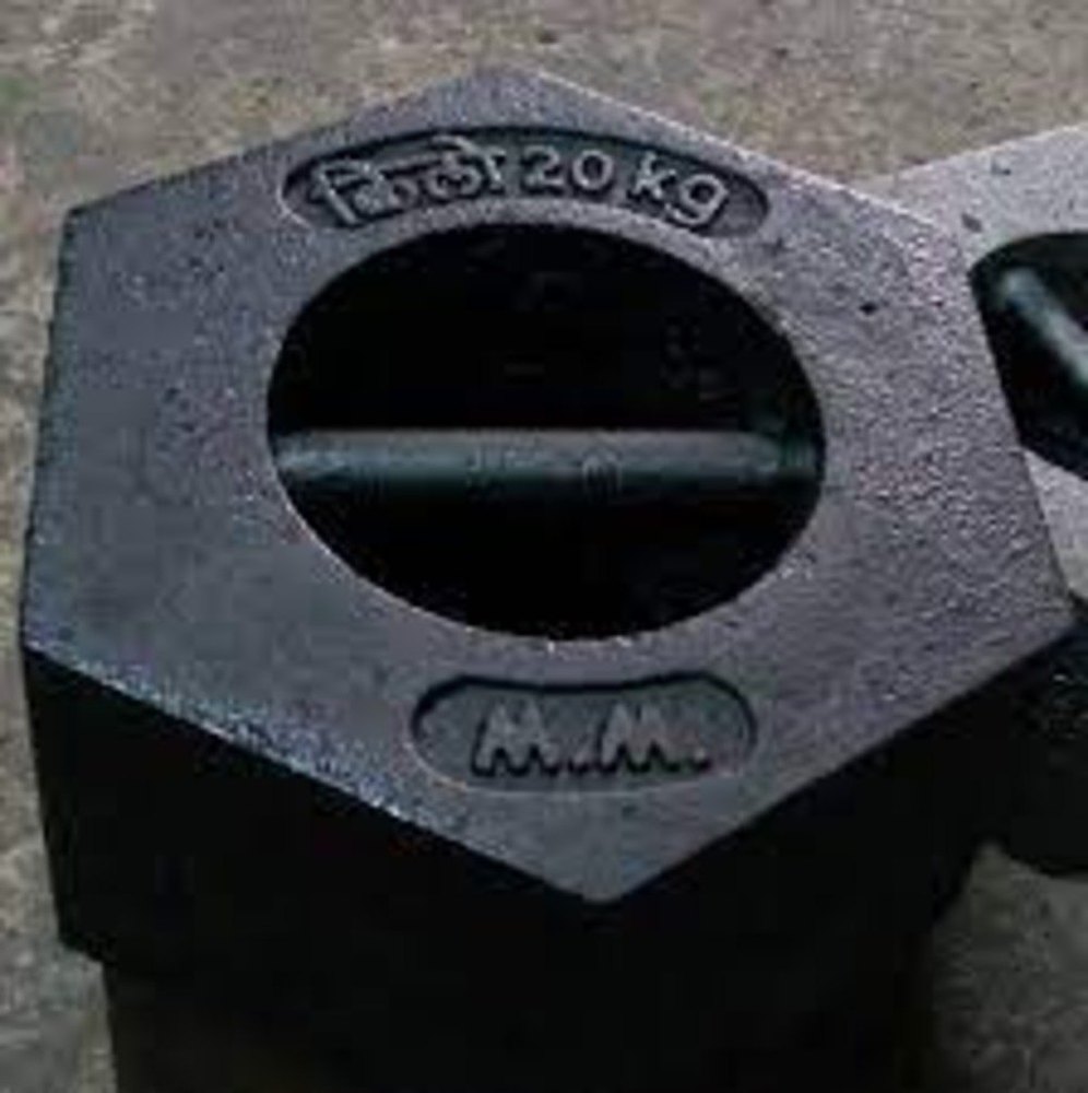 Powder Coated Hexagonal 20 Kg Cast Iron Weight