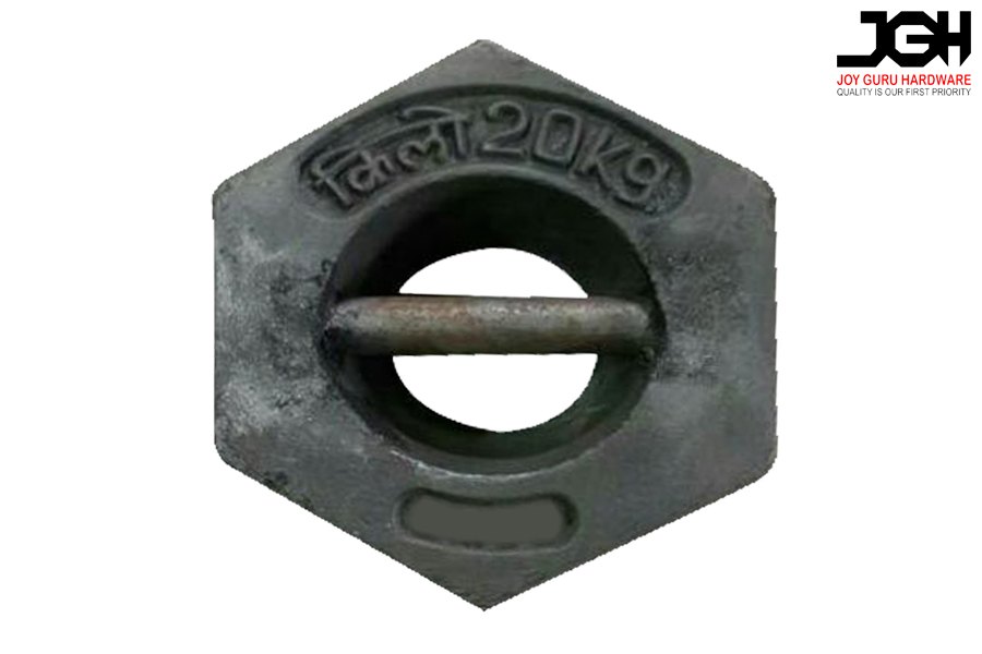 Black 20 KG Cast Iron Weight, For Industrial