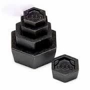 Black Cast Iron Metric Weight for Calibration