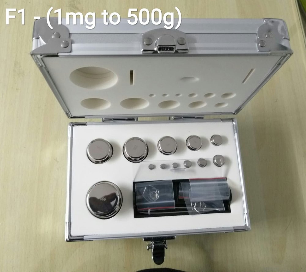 WENSAR SS304 F1 1mg To 500g Precision Weights, For Calibration
